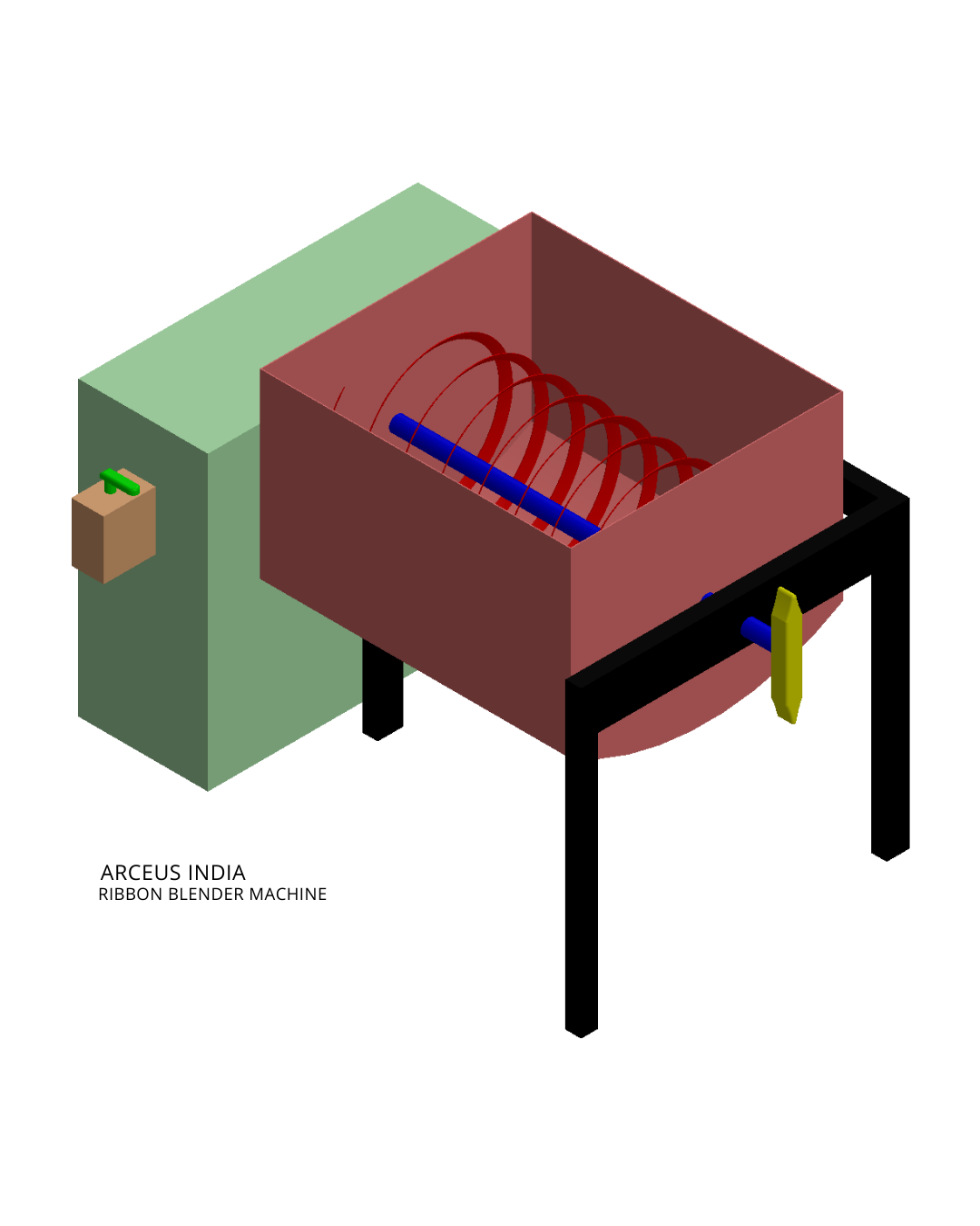 Ribbon Blender Machine