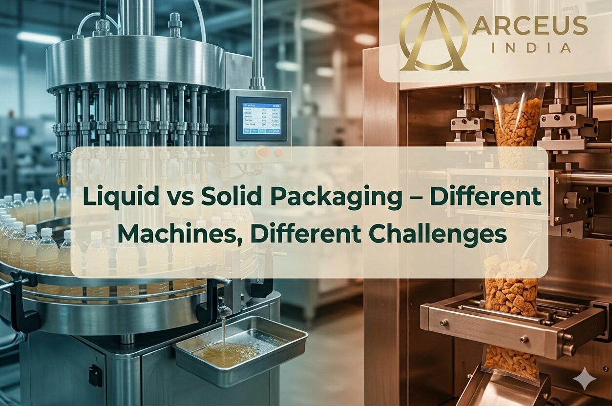 Liquid vs Solid Packaging – Different Machines, Different Challenges