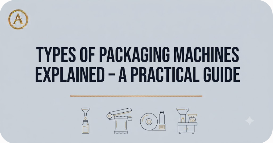 Types of Packaging Machines Explained - A Practical Guide - Arceus India