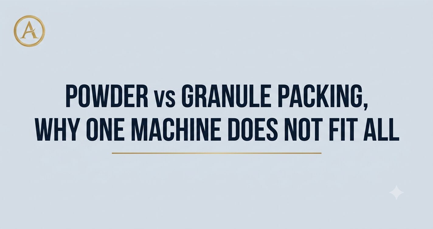 Powder vs Granule Packing, Why One Machine Does Not Fit All - Arceus India